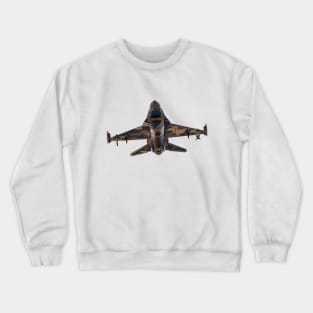 F-16 Blizzard Aggressor Head-On No Background Crewneck Sweatshirt